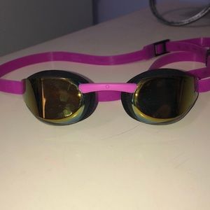 Tinted speedo goggles